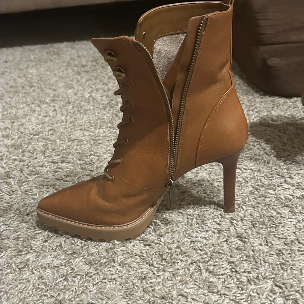 Michael Kors Lace Up Boots - Picture 6 of 14